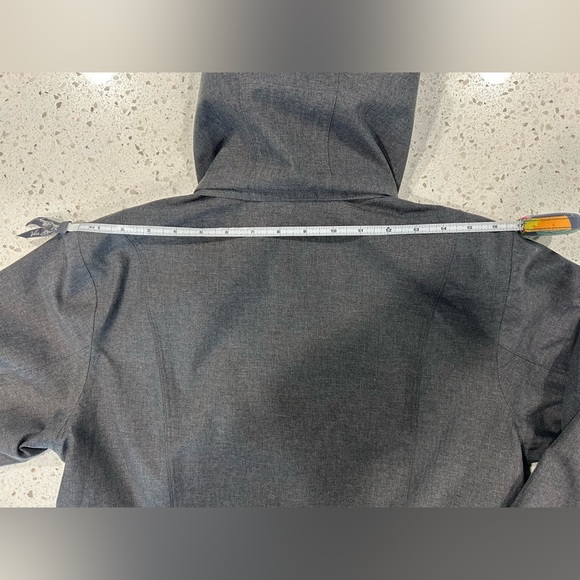 Eddie Bauer Gray Girl-On-The-Go Trench Coat Large Tall - Picture 13 of 15